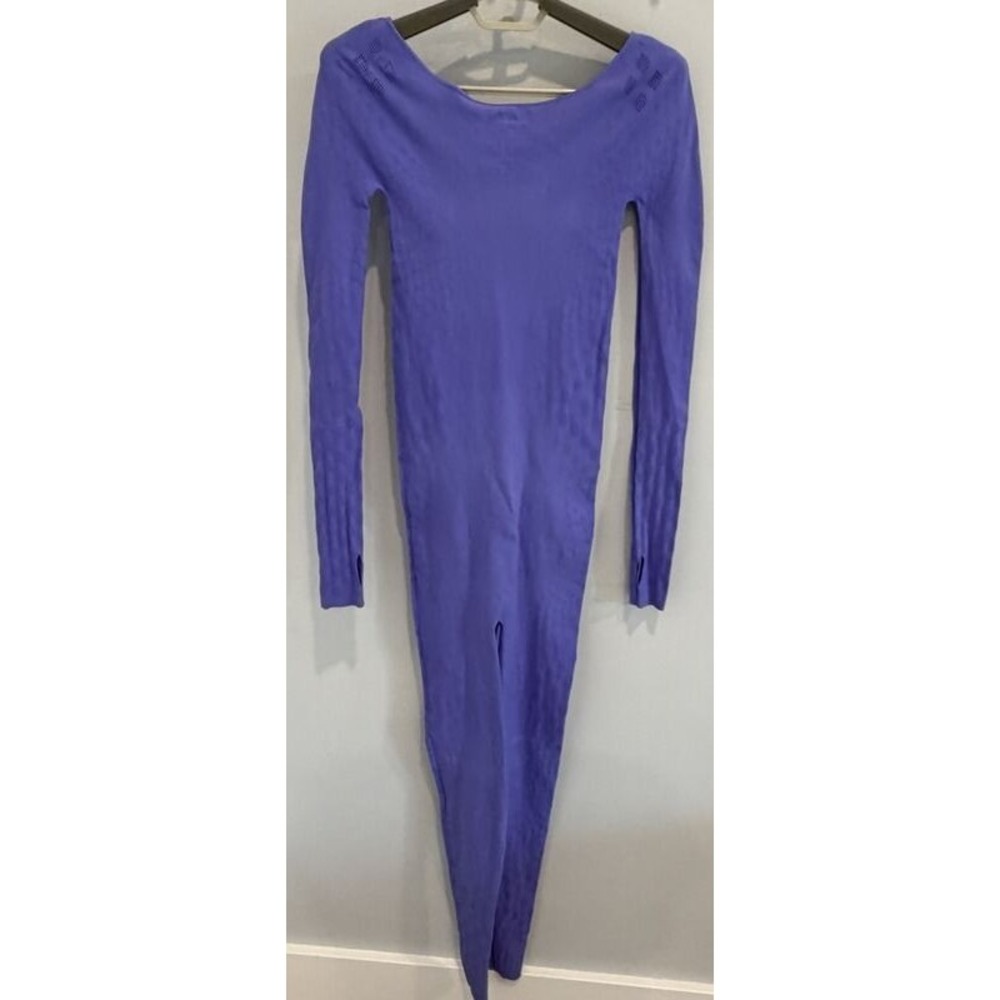 Wolford Lavendar Illusion Dot Catsuit Full Bodysuit New Size L